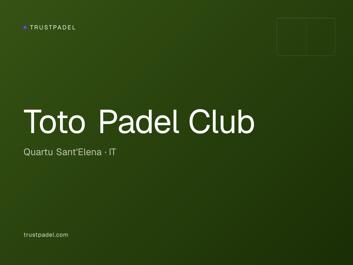 Toto Padel Club padel club