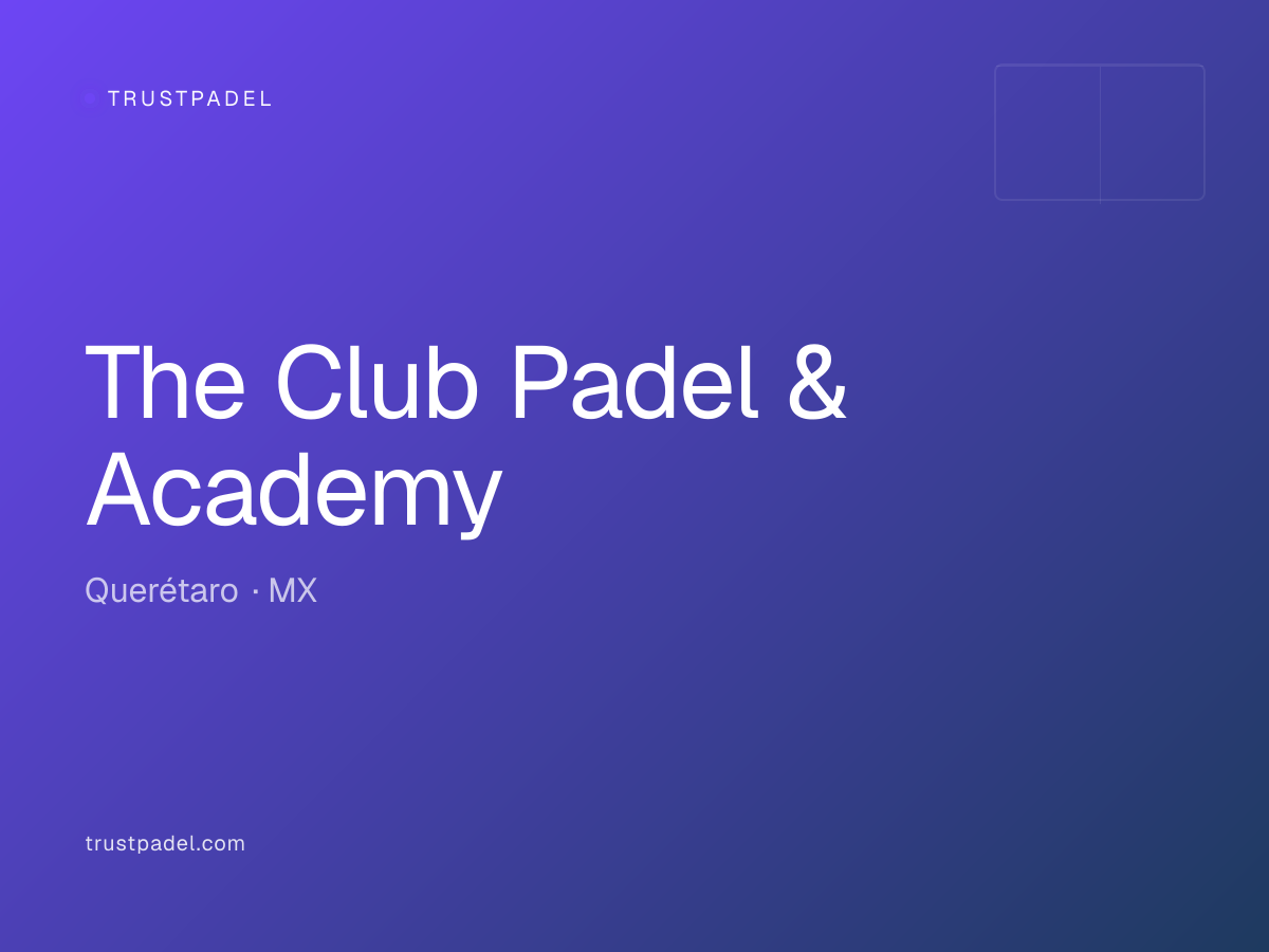 The Club Padel & Academy padel club