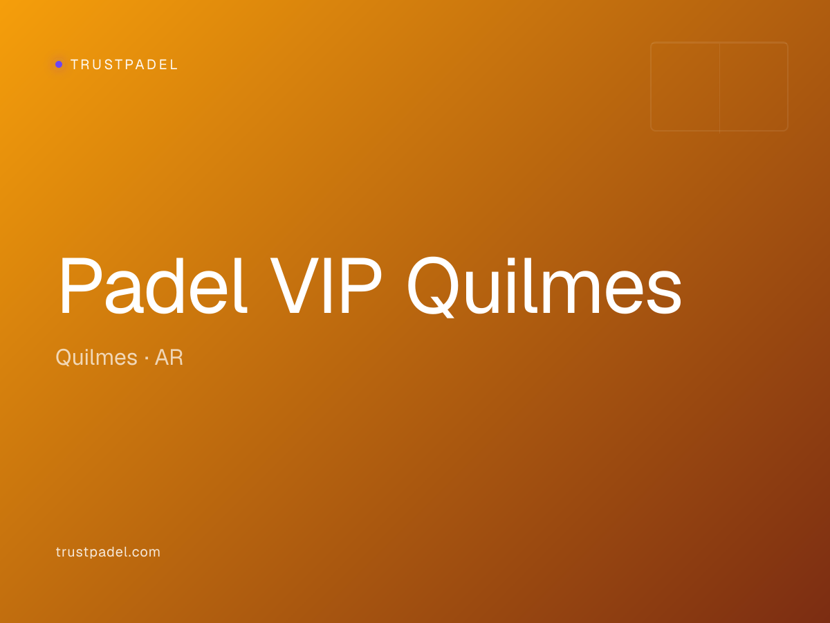 Padel VIP Quilmes padel club