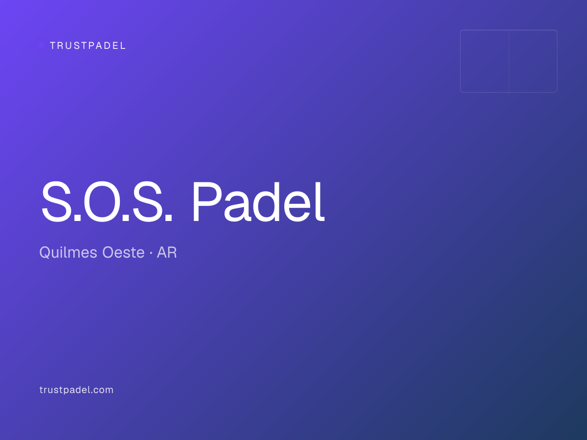 S.O.S. Padel padel club