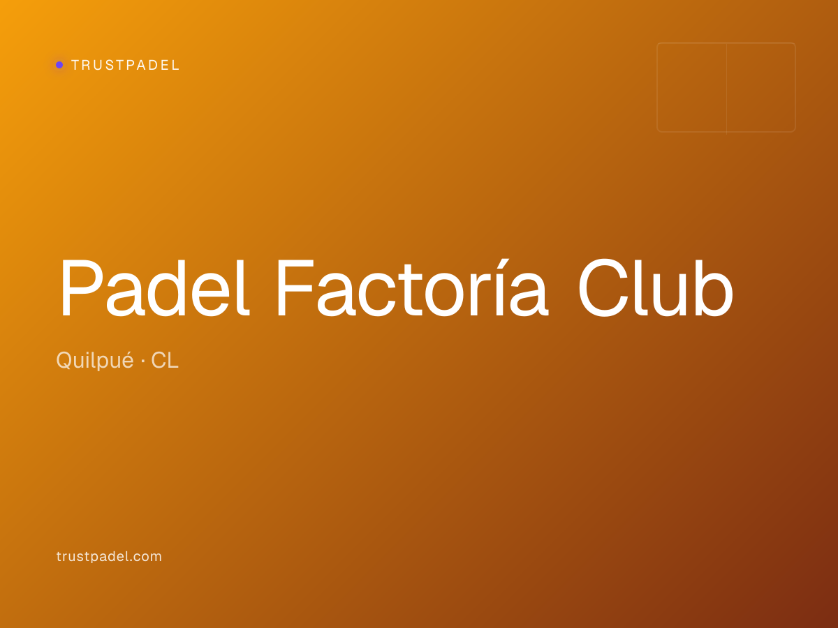 Padel Factoría Club padel club