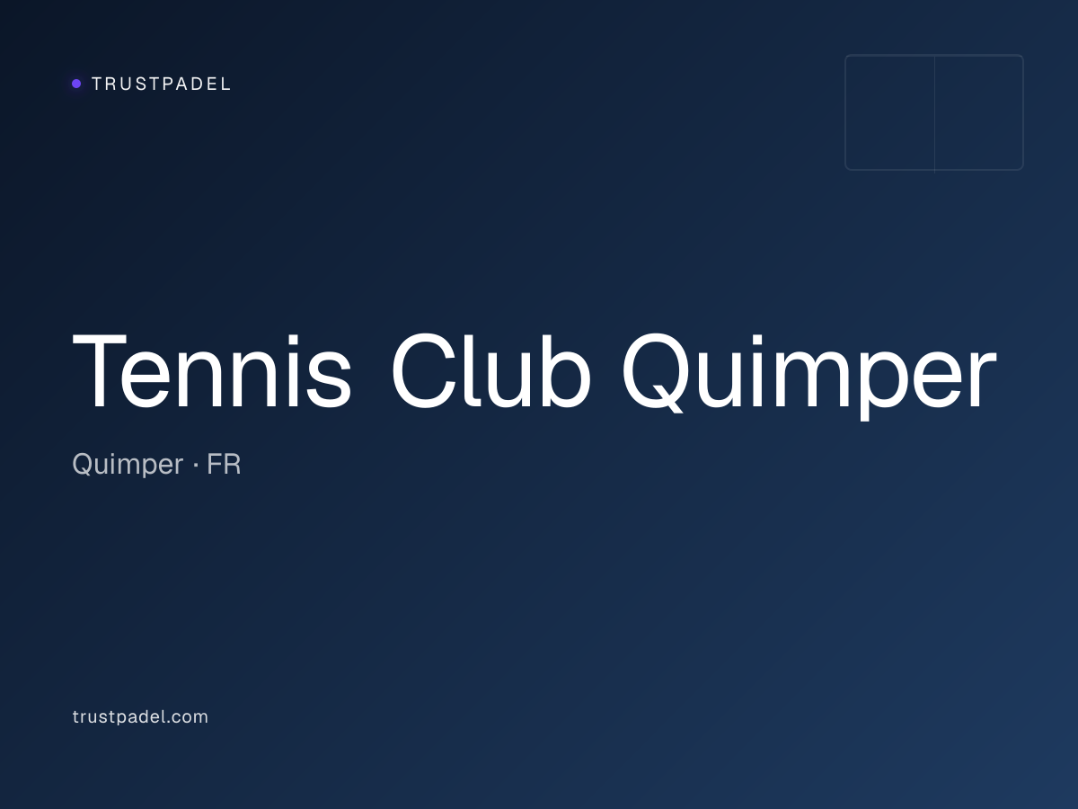 Tennis Club Quimper padel club