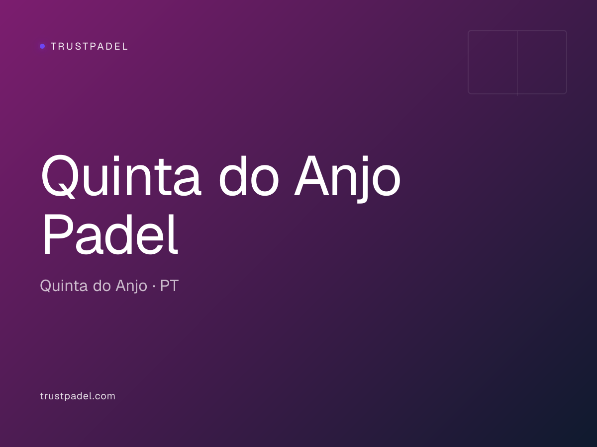 Quinta do Anjo Padel padel club