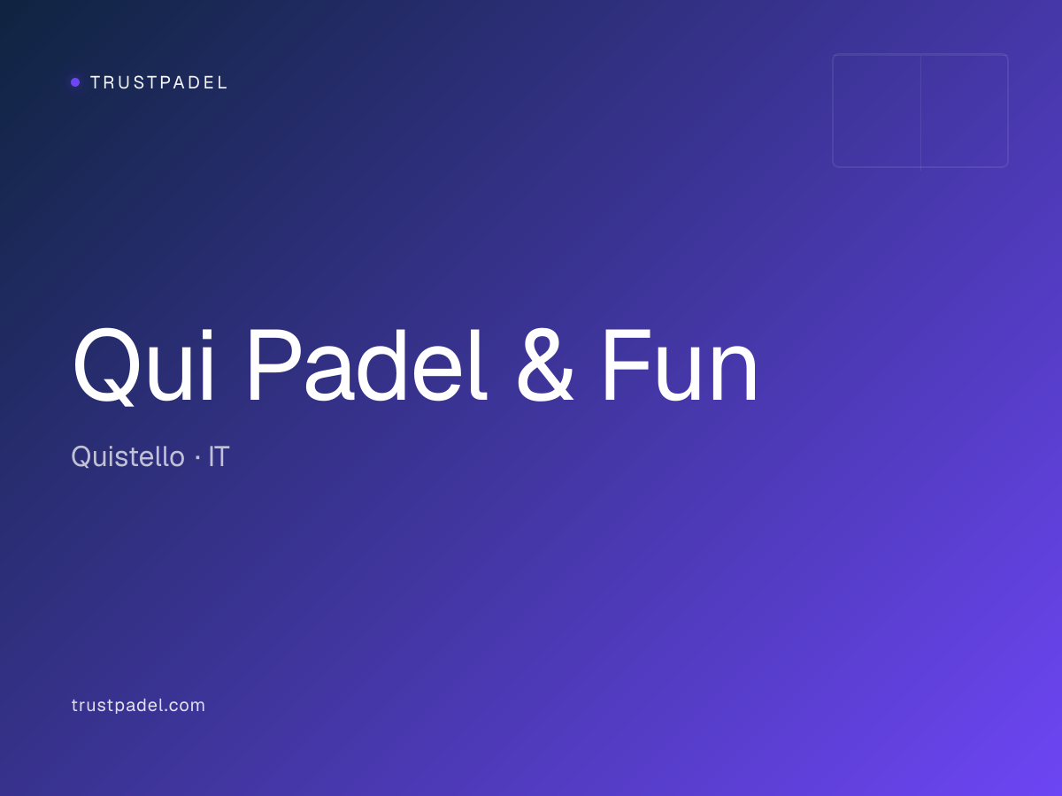 Qui Padel & Fun padel club