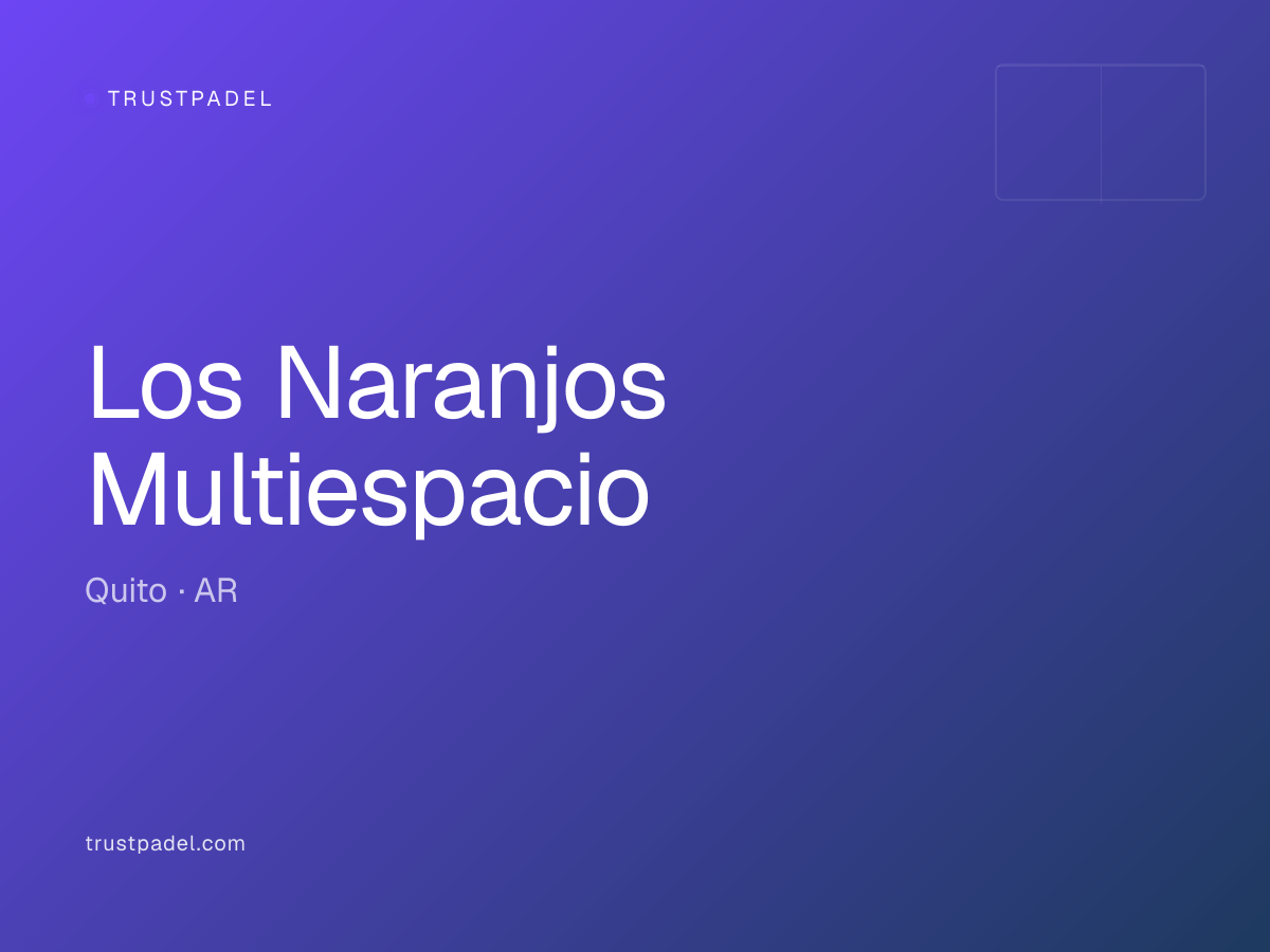 Los Naranjos Multiespacio padel club