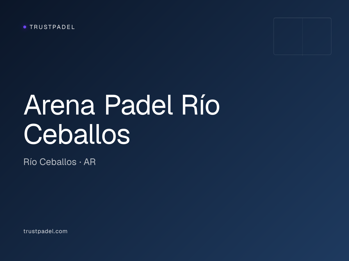 Arena Padel Río Ceballos padel club