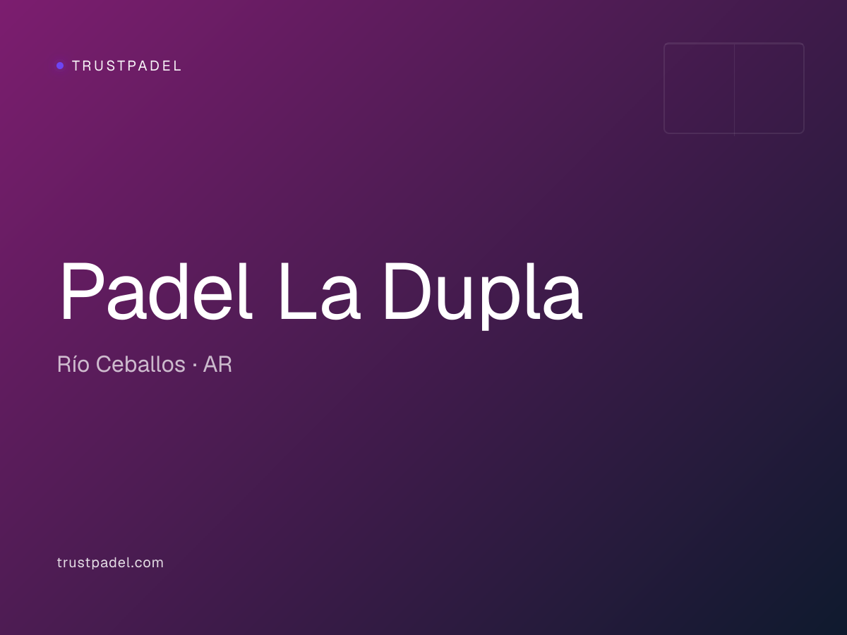 Padel La Dupla padel club
