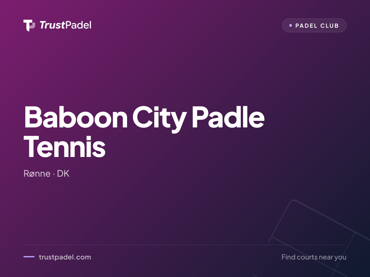 Baboon City Padle Tennis padel club
