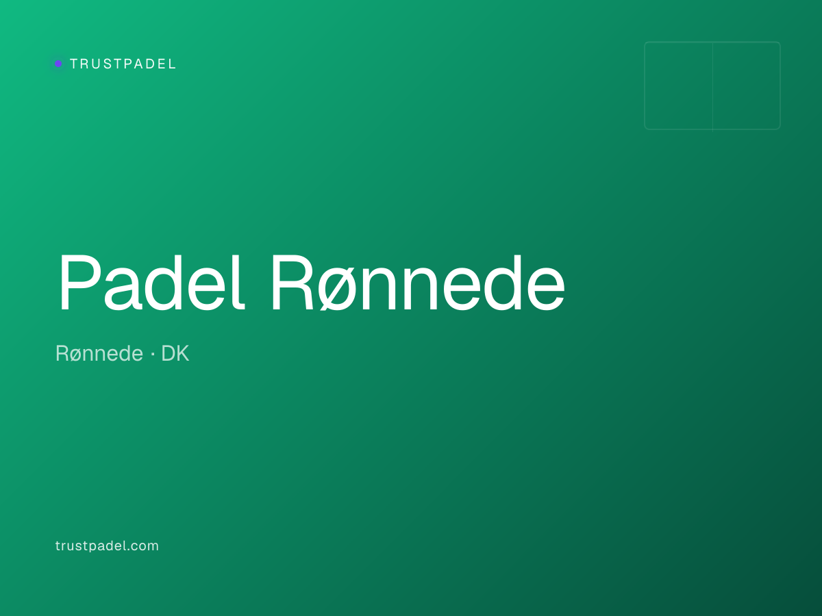 Padel Rønnede padel club