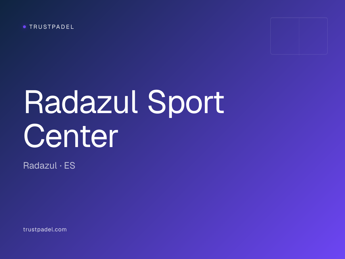 Radazul Sport Center padel club