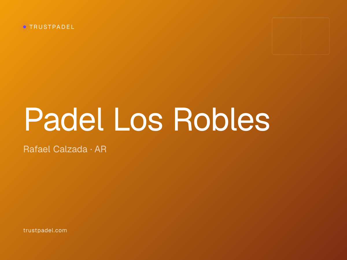 Padel Los Robles padel club