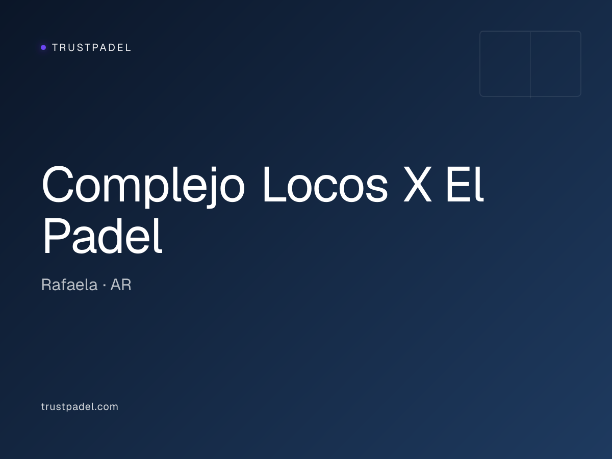 Complejo Locos X El Padel padel club