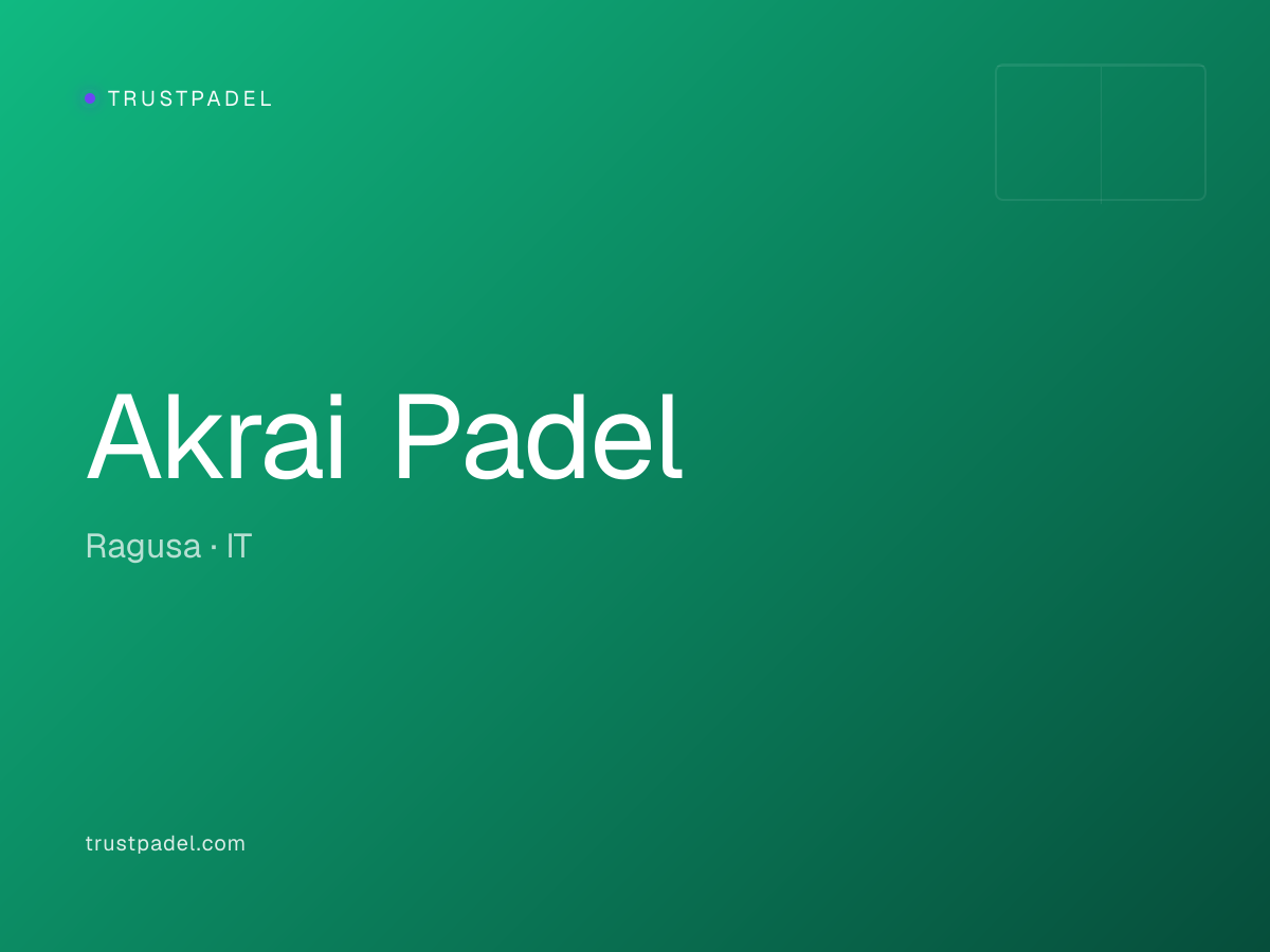 Akrai Padel padel club