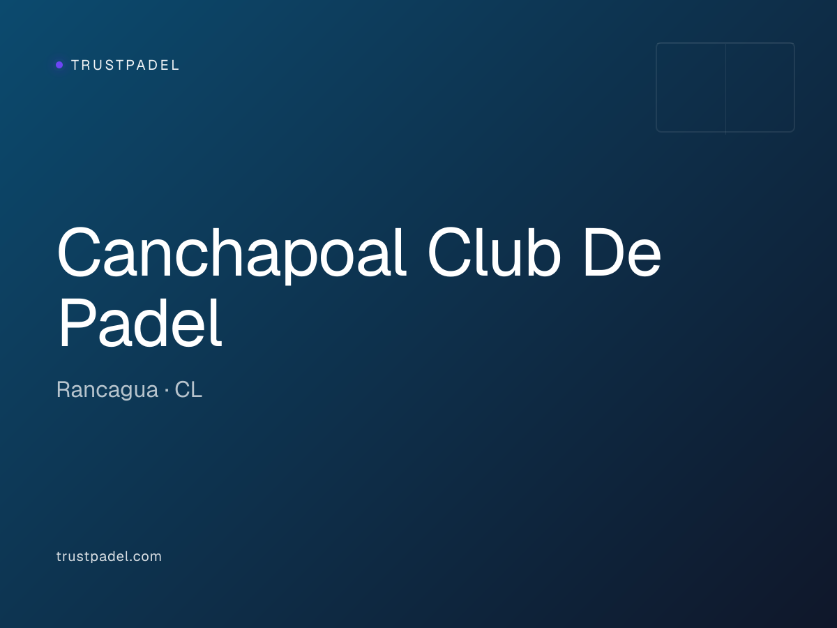 Canchapoal Club De Padel padel club