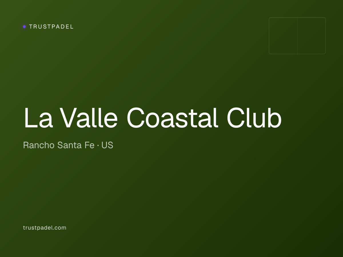 La Valle Coastal Club padel club
