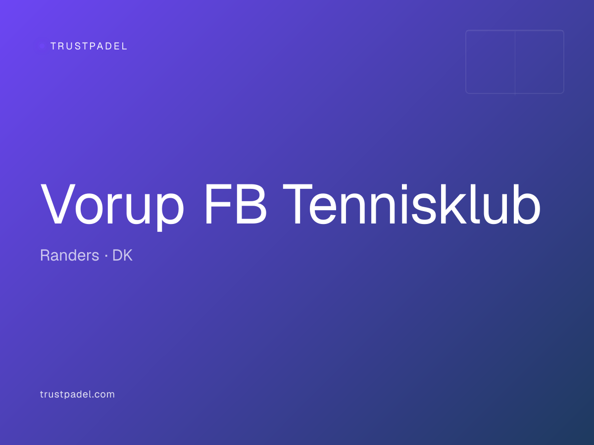 Vorup FB Tennisklub padel club