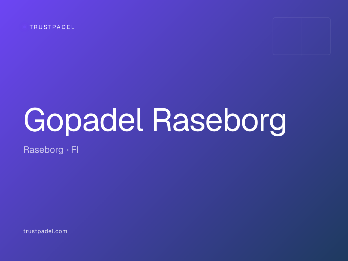 Gopadel Raseborg padel club