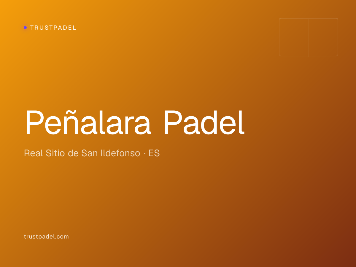 Peñalara Padel padel club