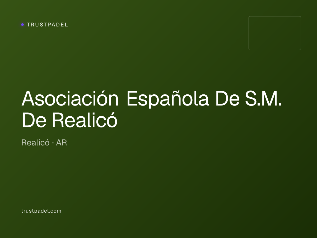 Asociación Española De S.M. De Realicó padel club