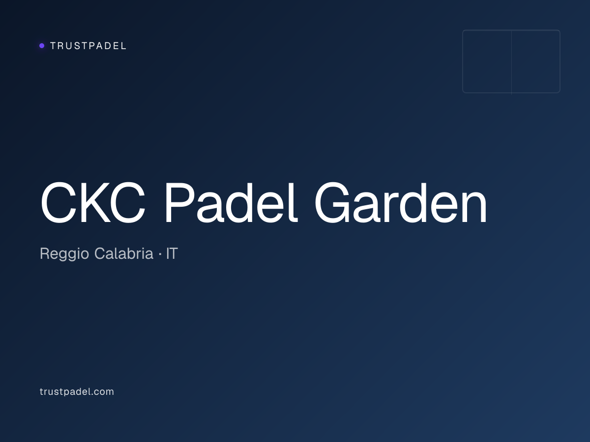 CKC Padel Garden padel club