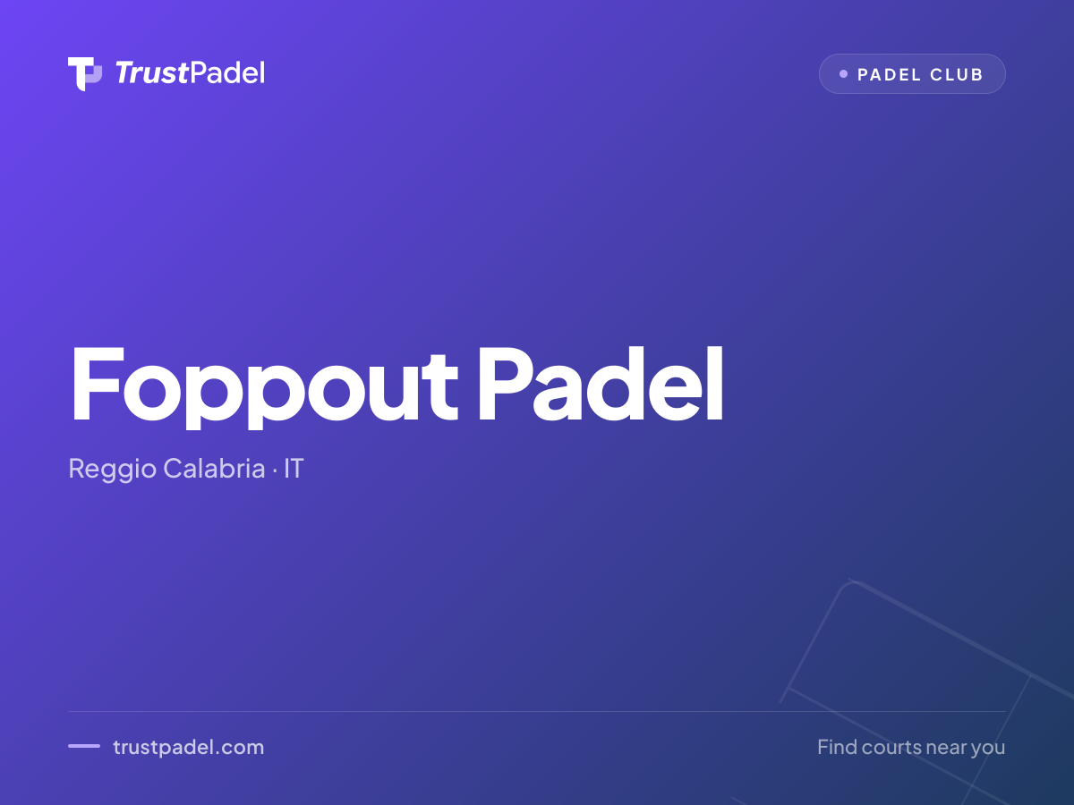Foppout Padel padel club