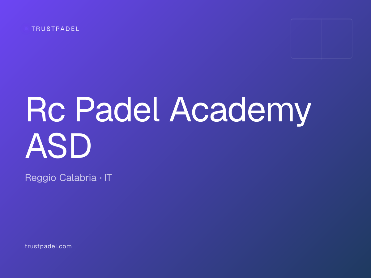 Rc Padel Academy ASD padel club