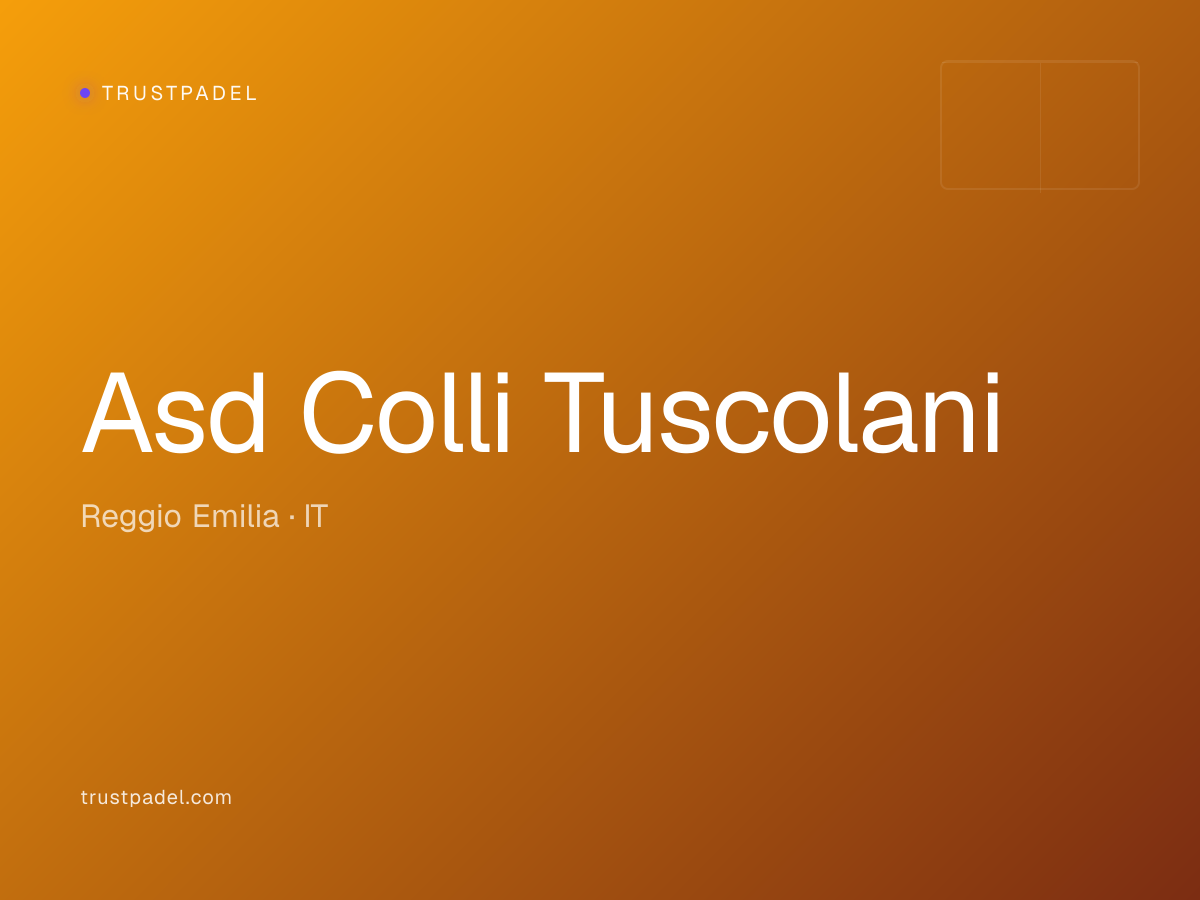Asd Colli Tuscolani padel club