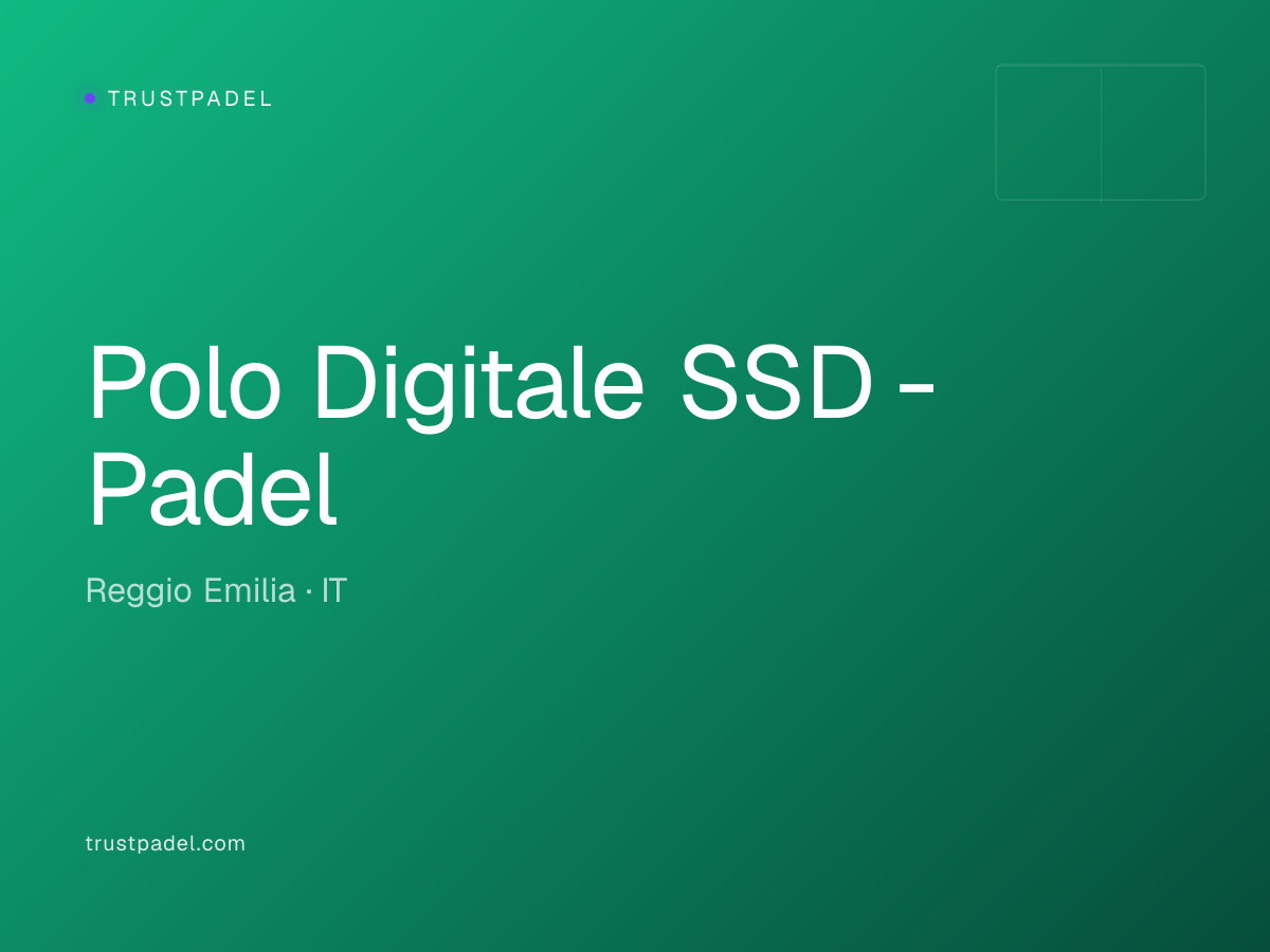Polo Digitale SSD - Padel padel club