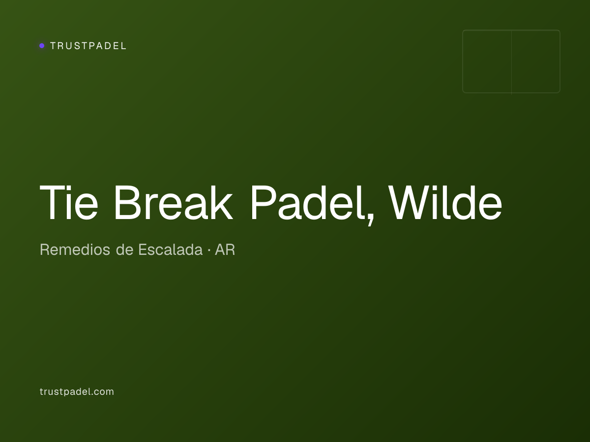 Tie Break Padel, Wilde padel club