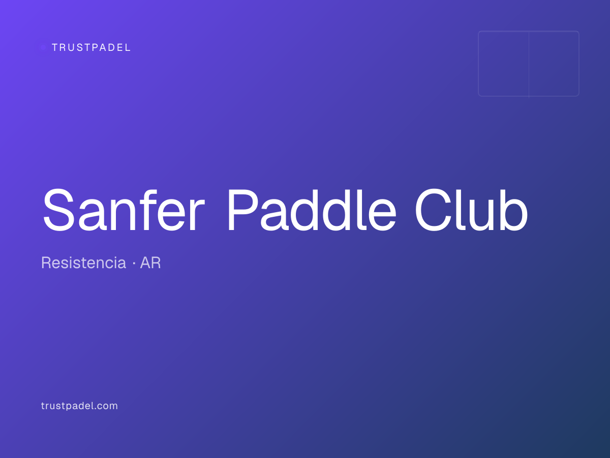 Sanfer Paddle Club padel club
