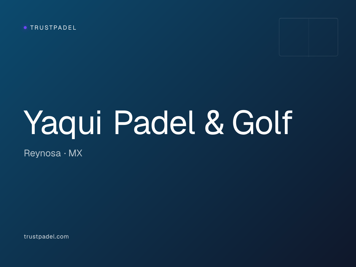 Yaqui Padel & Golf padel club