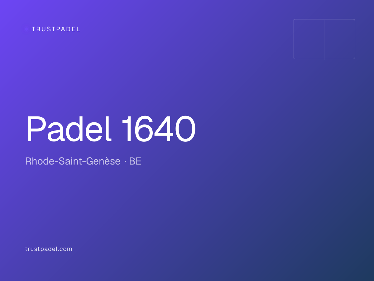 Padel 1640 padel club