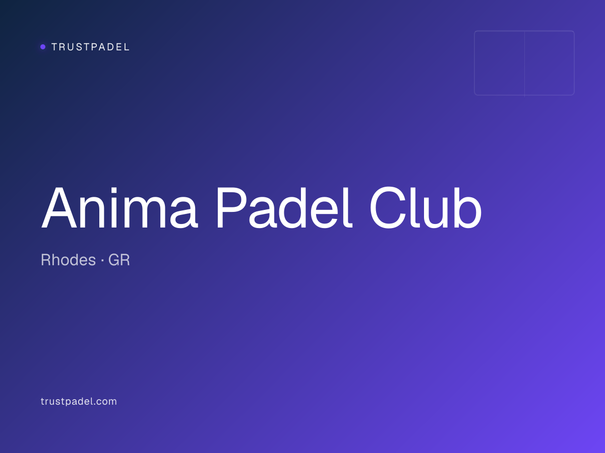 Anima Padel Club padel club