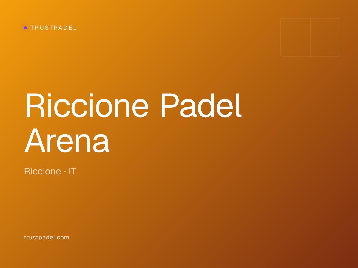Riccione Padel Arena padel club