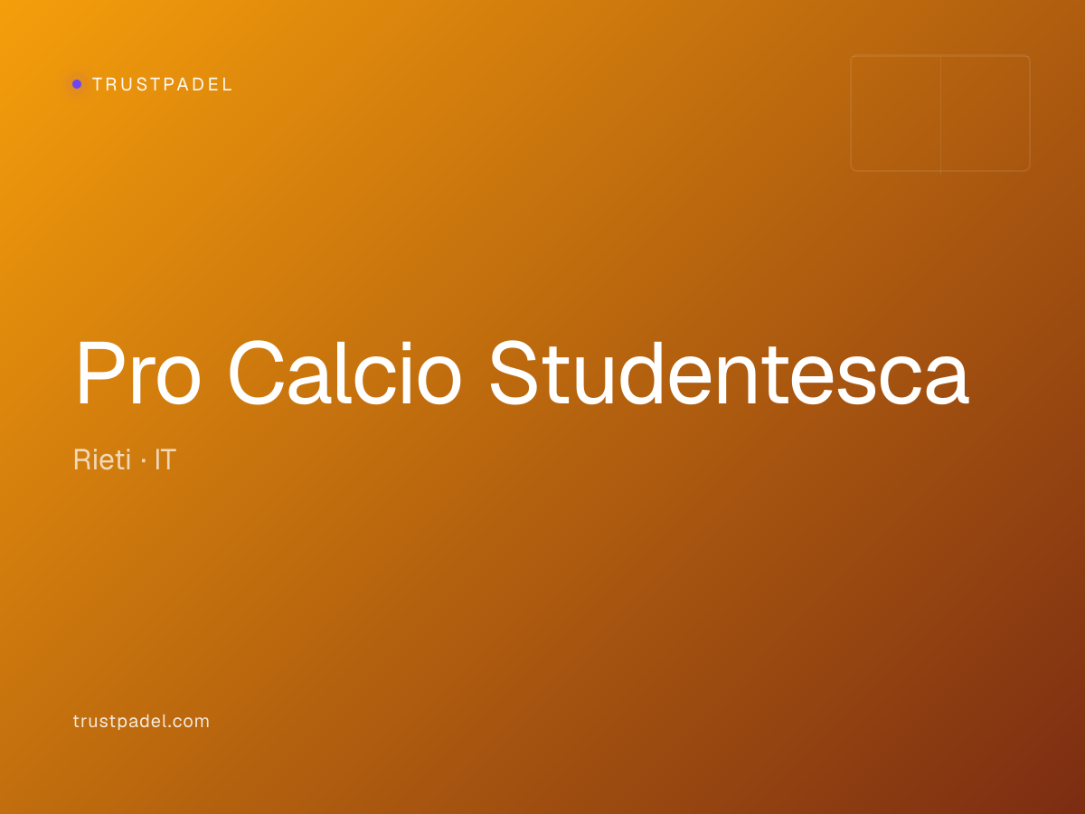 Pro Calcio Studentesca padel club