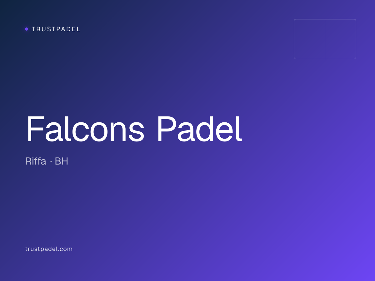 Falcons Padel padel club