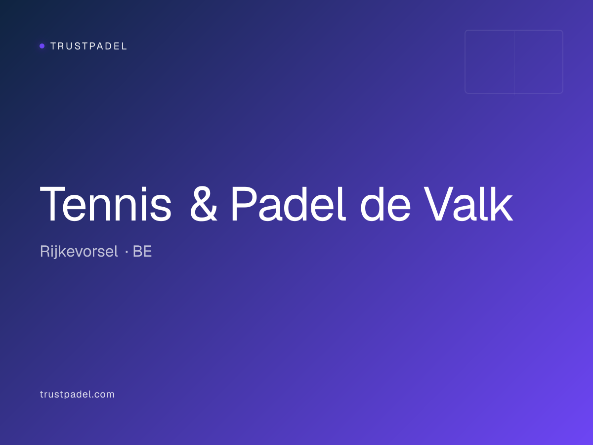 Tennis & Padel de Valk padel club