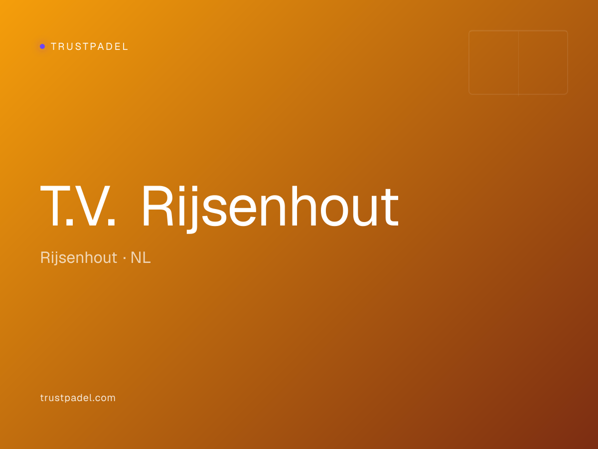 T.V. Rijsenhout padel club