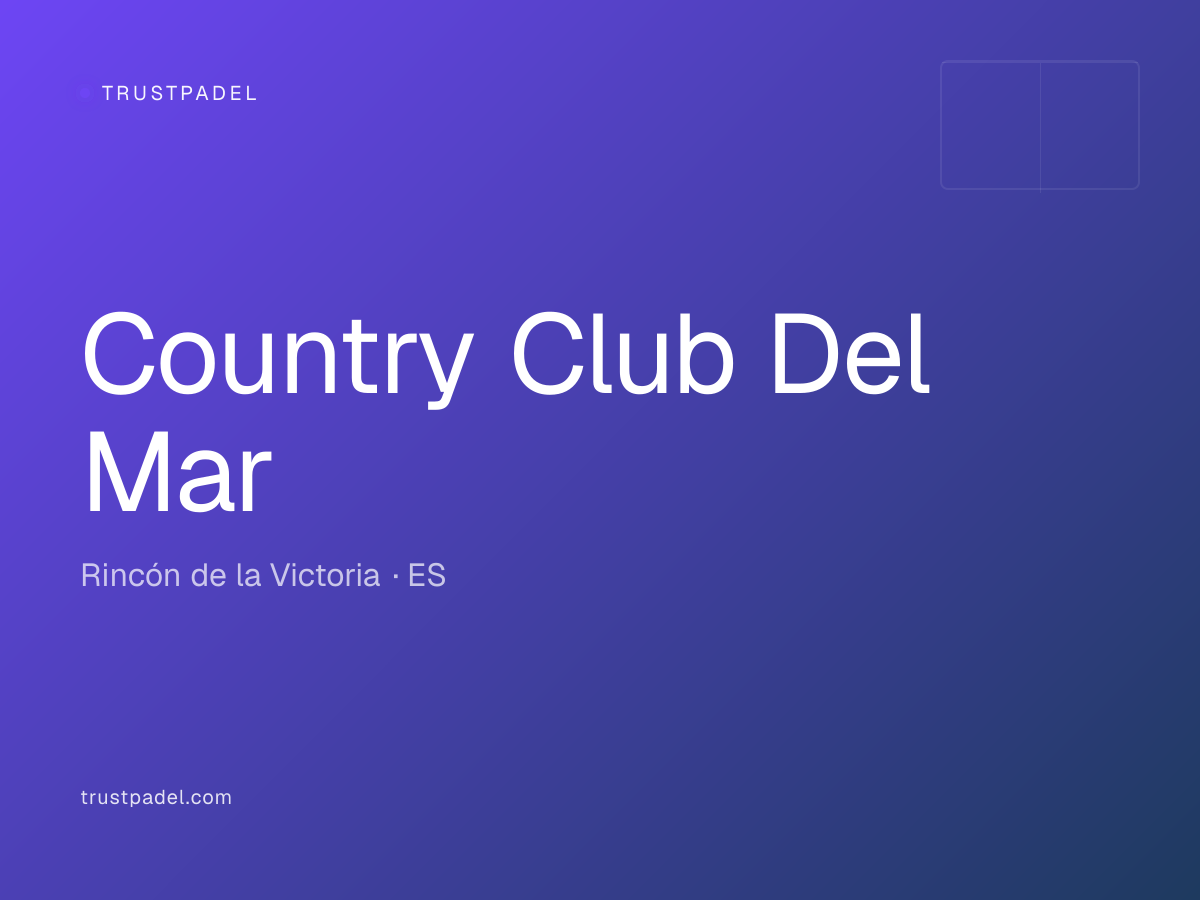 Country Club Del Mar padel club