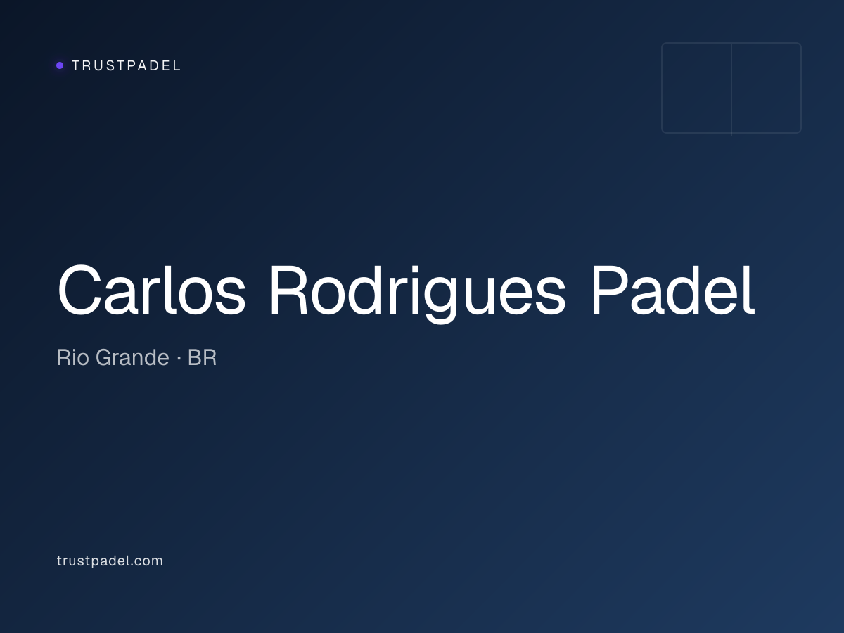 Carlos Rodrigues Padel padel club