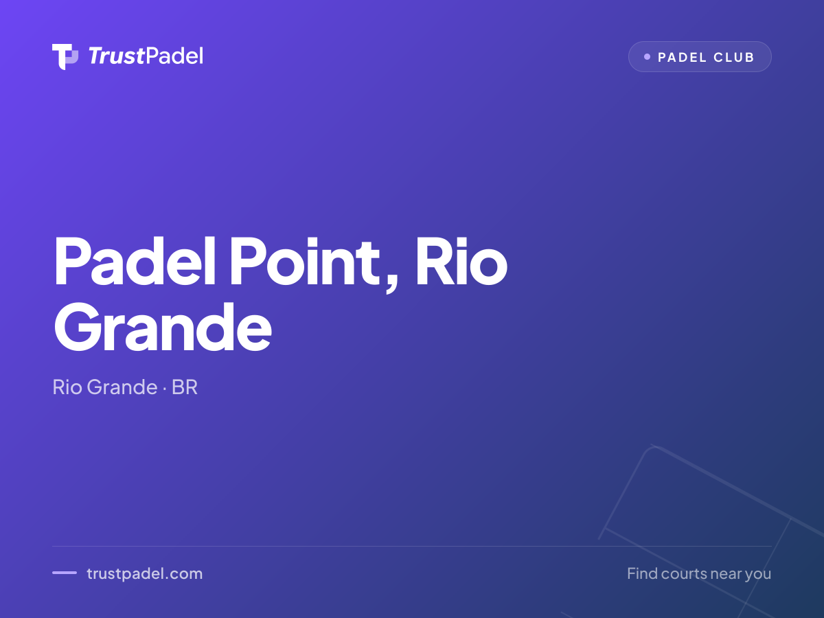 Padel Point, Rio Grande padel club