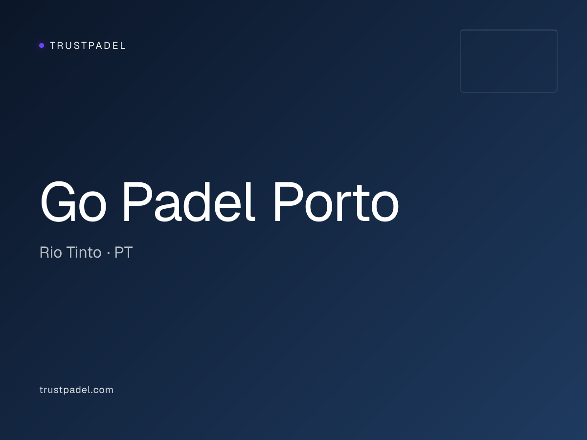 Go Padel Porto padel club