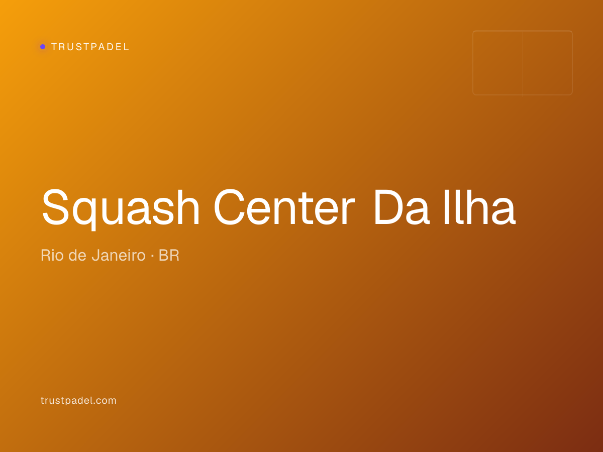 Squash Center Da Ilha padel club