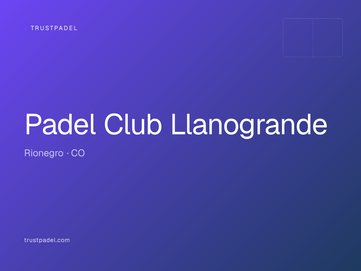 Padel Club Llanogrande padel club
