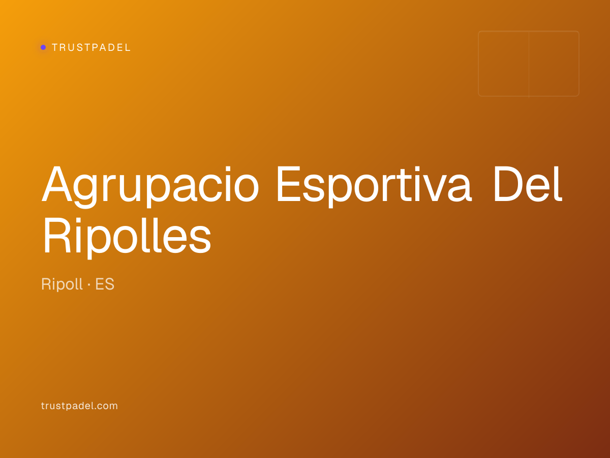 Agrupacio Esportiva Del Ripolles padel club