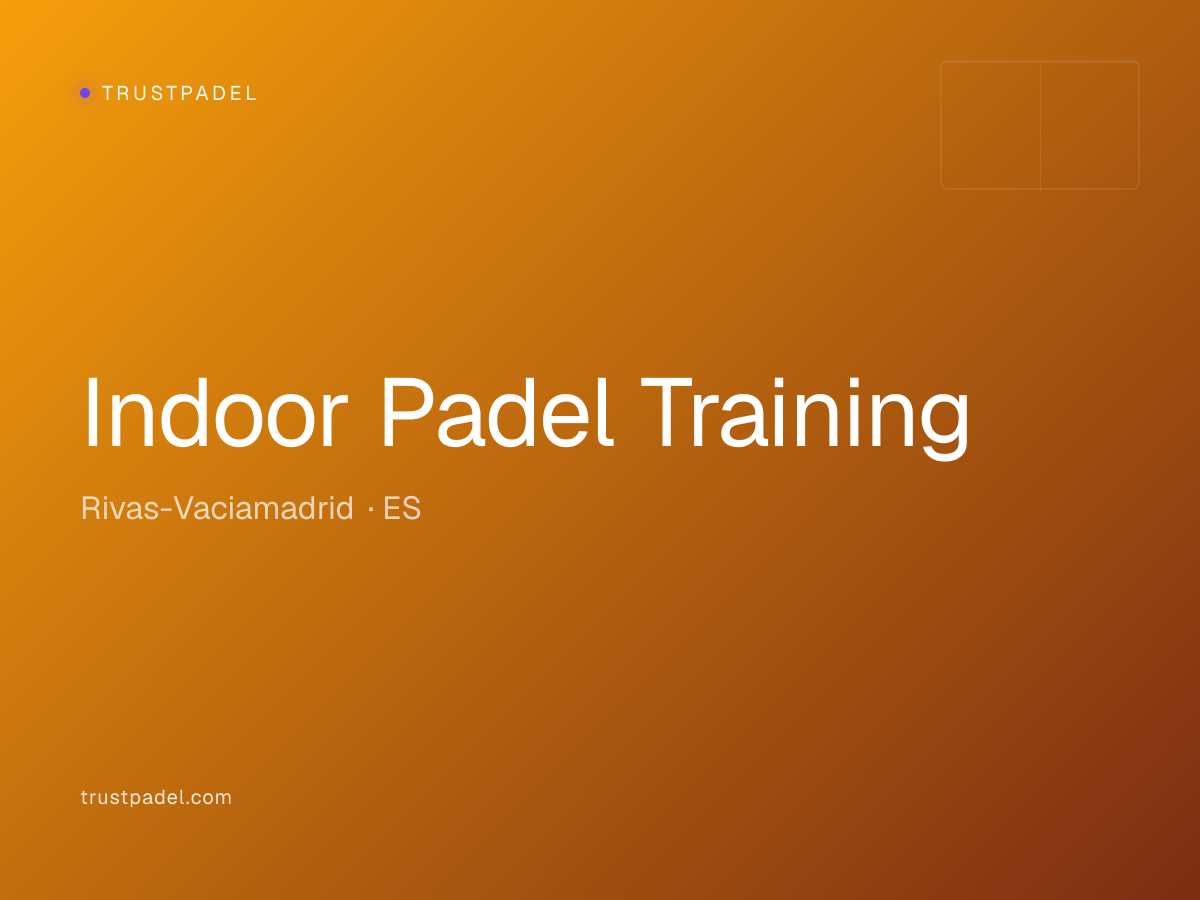 Indoor Padel Training padel club