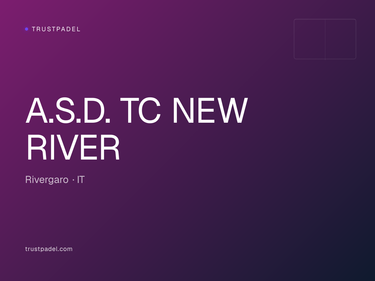 A.S.D. TC NEW RIVER padel club