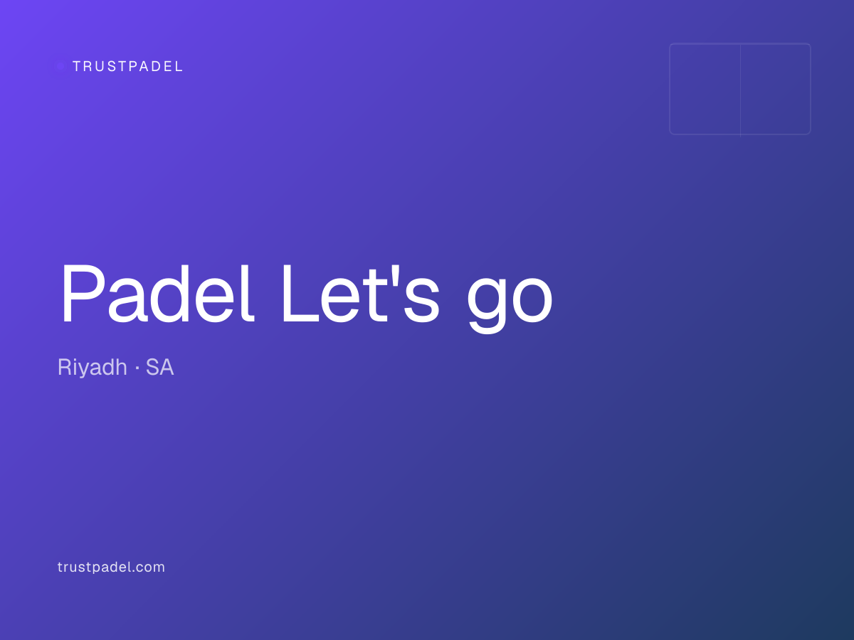 Padel Let's go padel club