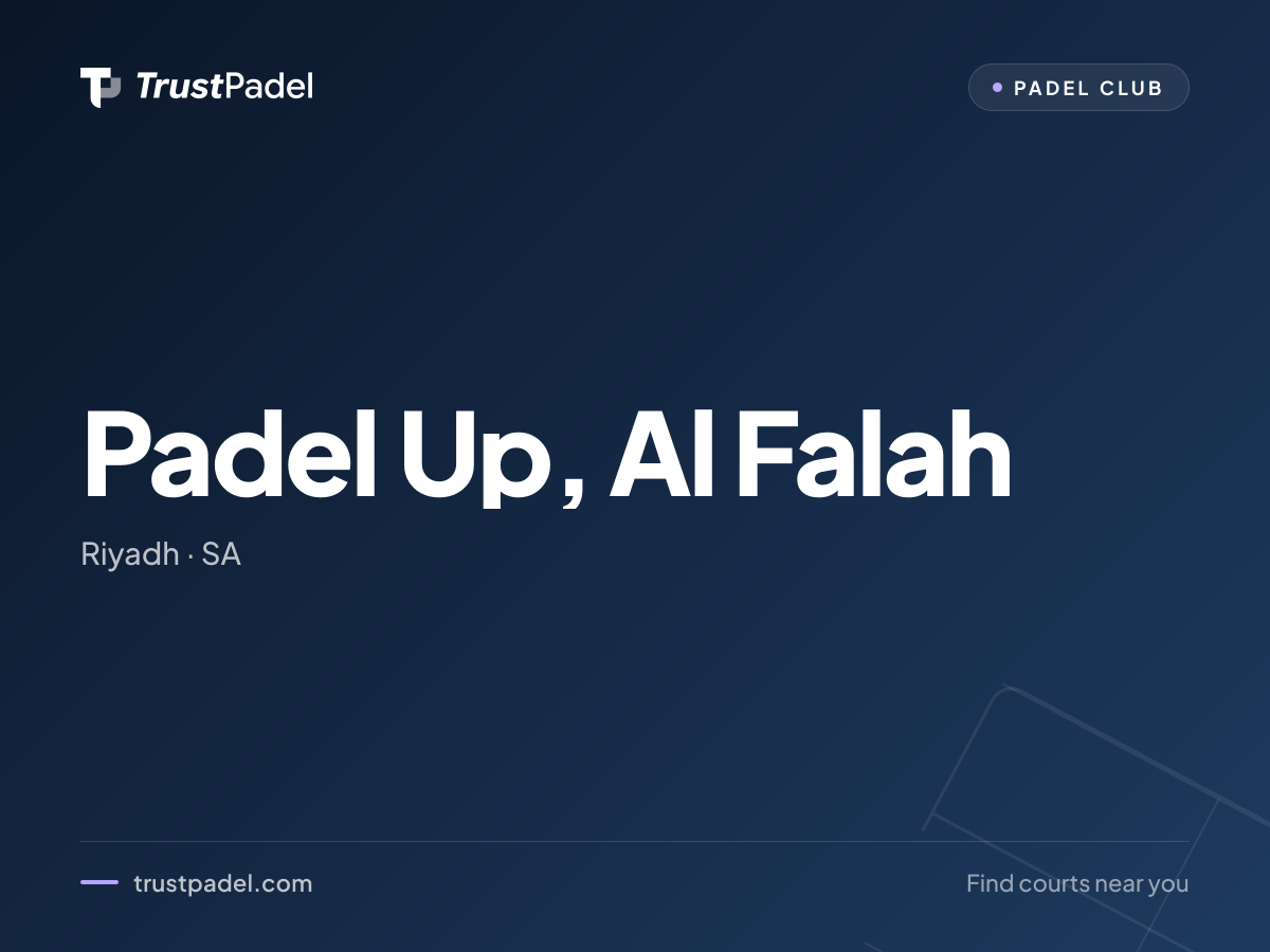 Padel Up, Al Falah padel club