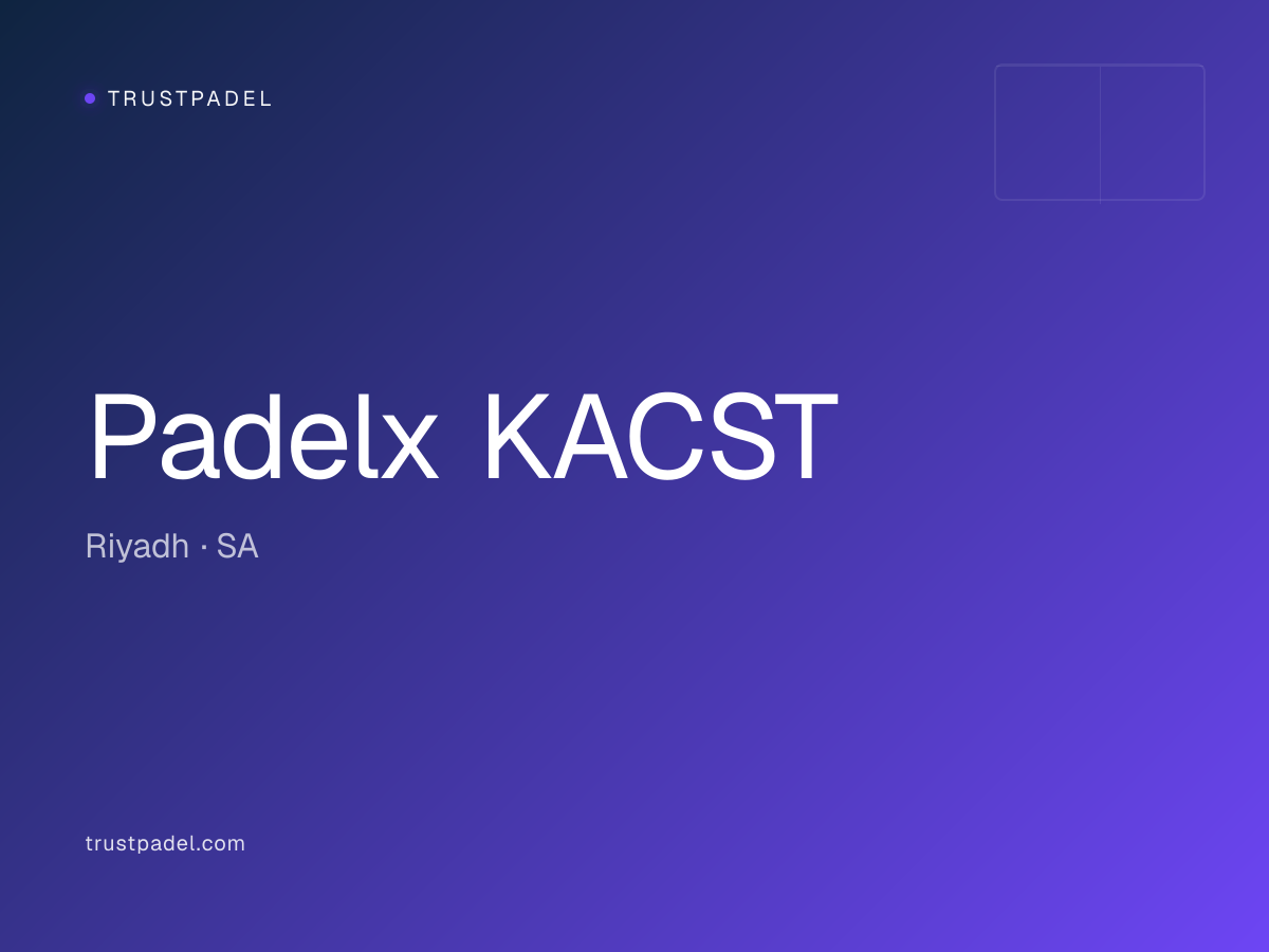 Padelx KACST padel club